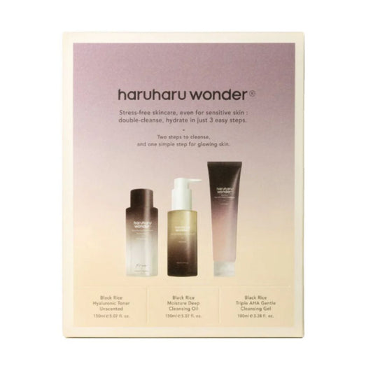 Black Rice Cleanser Set – HARUHARU WONDER