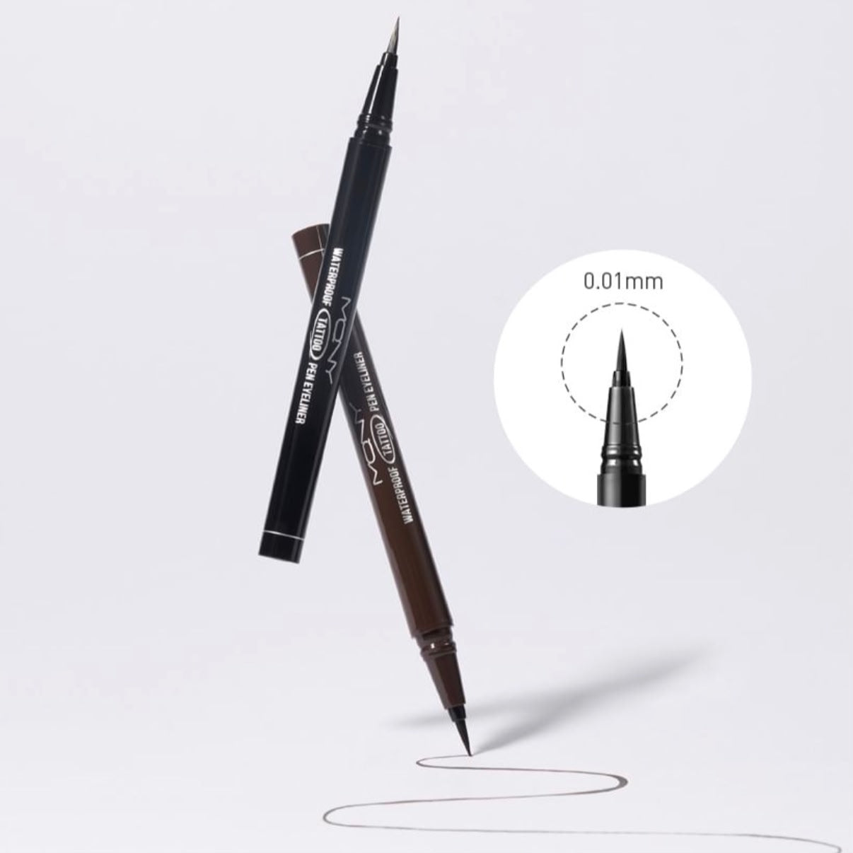 Delineador de Ojos Waterproof Tatto Eyeliner 02 Deep Brown - MQNY