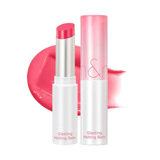 Bálsamo Labial Glasting Melting Balm Tono 02 Lovey Pink - ROMAND