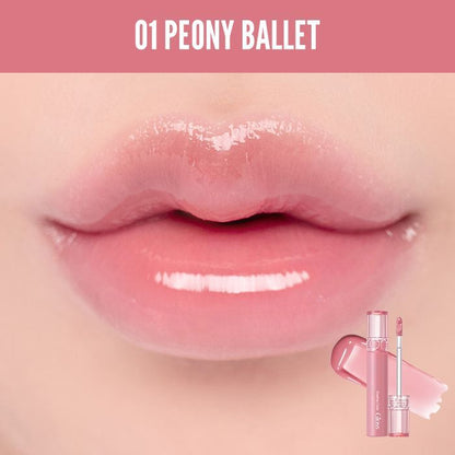 Brillo Labial Glasting Color Gloss #01 Peony Ballet - ROMAND