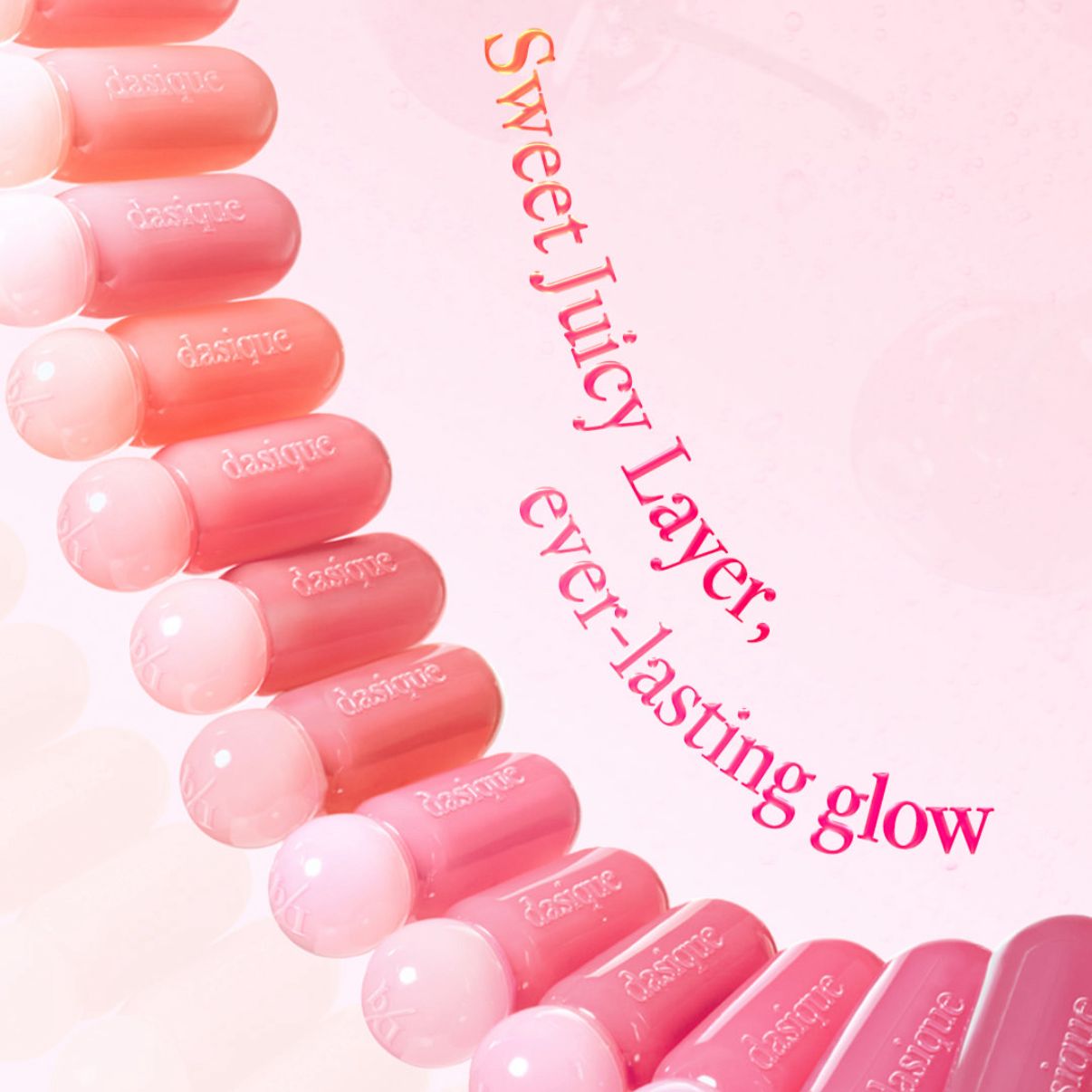 Tinta Labial Juicy Dewy Glow Tint #01 Peach Glace - DASIQUE