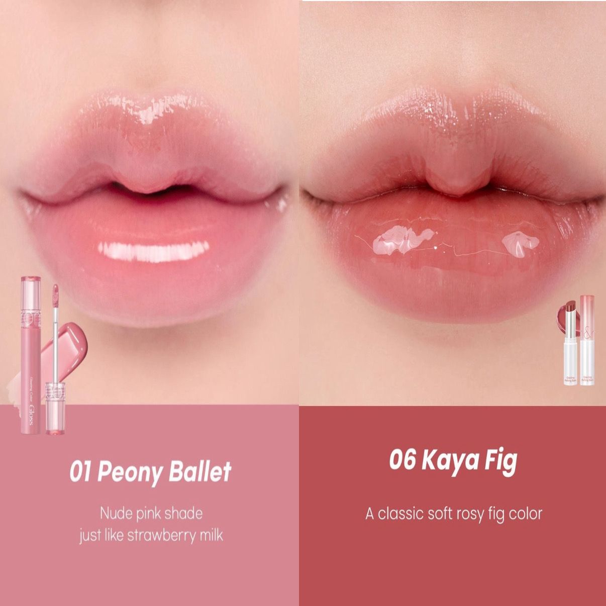 Lip Volume Hack Bundle Set Bunny Tongue duo – ROMAND