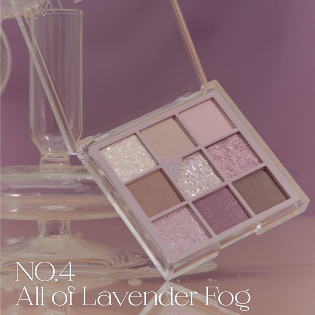 Glitterpedia Eye Palette Lavender Fog - UNLEASHIA