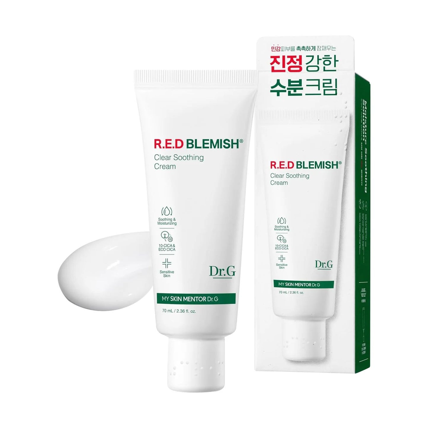 Crema Facial Reparadora R.E.D Blemish Clear Soothing Cream Tube - DR. G
