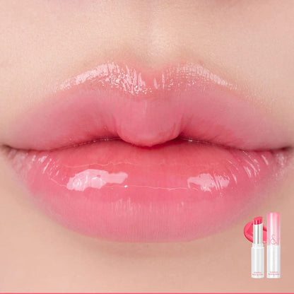 Bálsamo Labial Glasting Melting Balm Tono 02 Lovey Pink - ROMAND