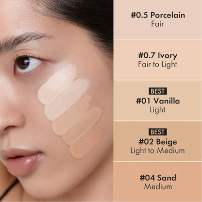 Long Lasting Tip Concealer Cover-Fit #04 Sand - LUNA